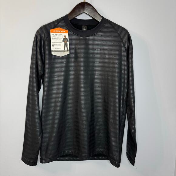 Seirus Men's L Heatwave Winter Weight Base Layer Long Sleeve Crew Top New - Picture 1 of 9